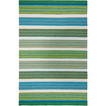 RUGDG0857, Mahakam Outdoor, Cobalt, Designers Guild